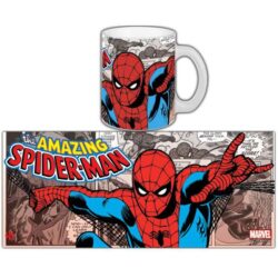 tazza spiderman retro